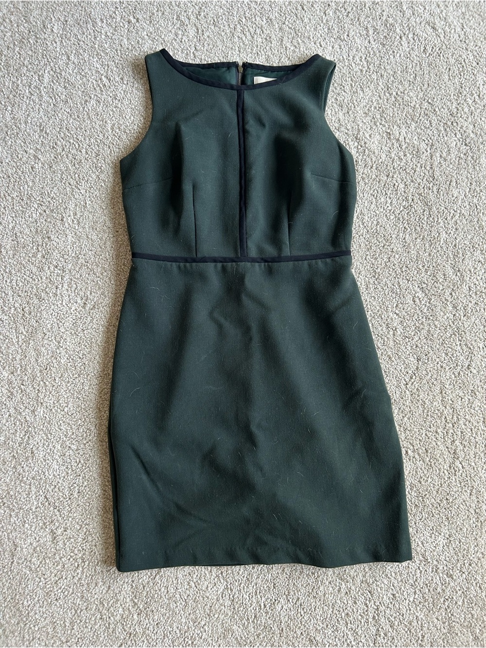 Loft Dark Green Sheath Dress